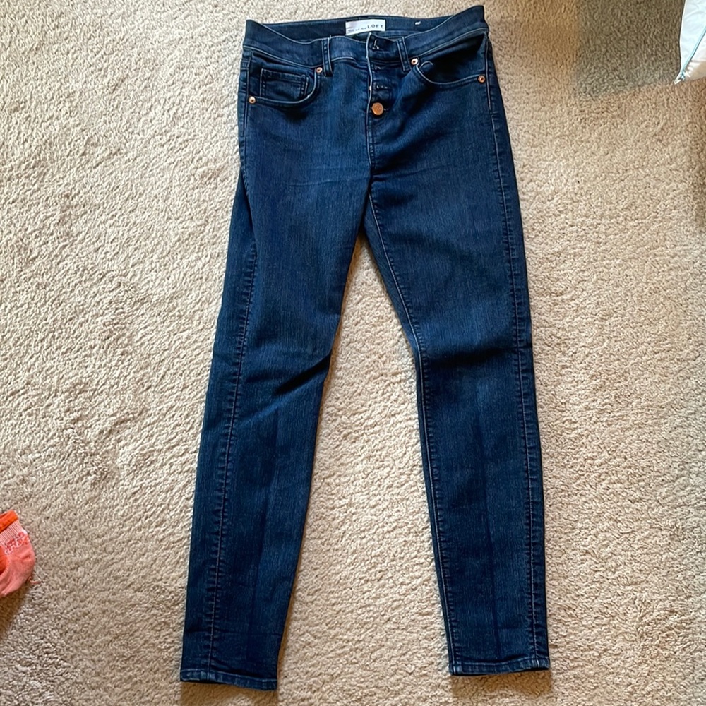 Loft modern skinny jeans barely worn